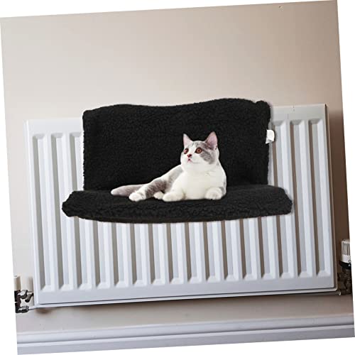 KOMBIUDA Hängematte für Katzen mit Metallrahmen Fleece Heizkörperbett Platzsparendes Abnehmbares Kissen für Kätzchen Warme Komfortable Haustierliege für Winter KOMBIUDA Hängematte für Katzen mit Metallrahmen Fleece Heizkörperbett Platzsparendes Abnehmbares Kissen für Kätzchen Warme Komfortable Haustierliege für Winter von KOMBIUDA
