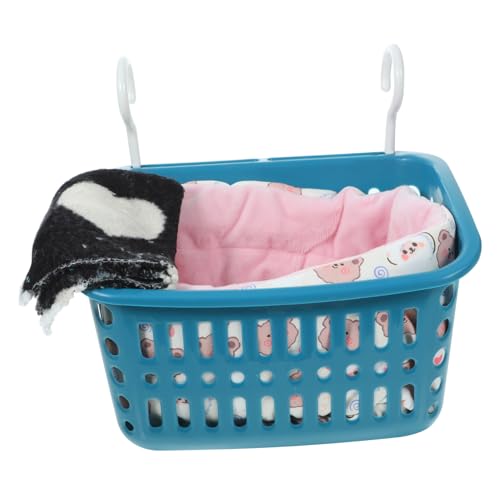 KOMBIUDA Hängematte für Kleine Tiere Winter Warm Nest Pet Bed für Hamster Meerschweinchen und Eichhörnchen Abnehmbar Einfach zu Reinigen mit Haken zur Befestigung im Käfig Zufällige Farbe von KOMBIUDA