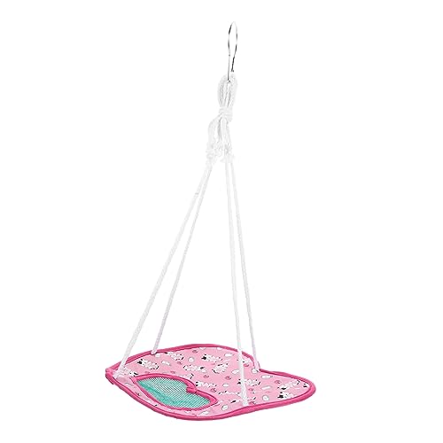 KOMBIUDA Hängematte für Kleintiere Verstellbar Atmungsaktiv Ratten Hamster Meerschweinchen Reptilien Schaukel Käfigbett Strapazierfähig Waschbar Rosa von KOMBIUDA