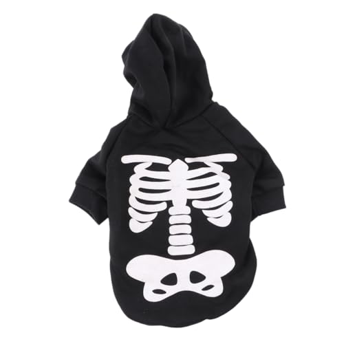 KOMBIUDA Halloween Haustierkostüm Leuchtendes Skelett Jumpsuit für Kleine und Mittelgroße Hunde Bequemes Baumwollmaterial Leicht Auszuziehen für Halloween Party und Cosplay KOMBIUDA Halloween Haustierkostüm Leuchtendes Skelett Jumpsuit für Kleine und Mittelgroße Hunde Bequemes Baumwollmaterial Leicht Auszuziehen für Halloween Party und Cosplay von KOMBIUDA