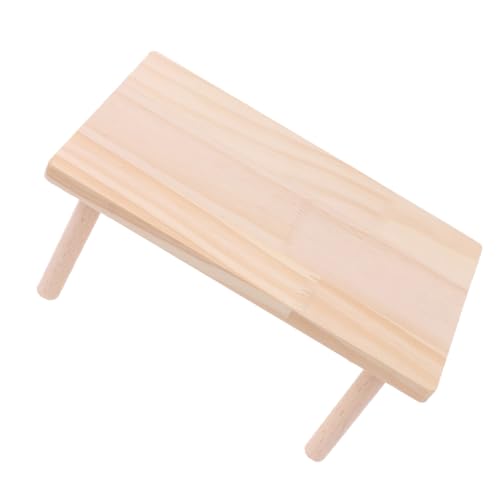 KOMBIUDA Hamster Holzplattform aus Langlebige Kletterplattform für Kleine Tiere Dekorative Spielzeuglösung für Hamsterkäfige Kaubeständig und Robust für Erkundung von KOMBIUDA