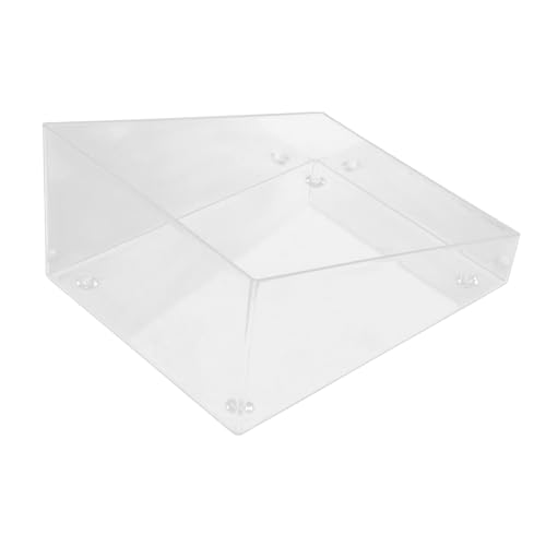 KOMBIUDA Hamster Sandbad Box Transparent aus Platzsparendes Sandbad Haus mit Einfacher Vielseitig Nutzbar für Hamster Chinchilla und Kleine Haustiere für Haustierbadezimmer von KOMBIUDA