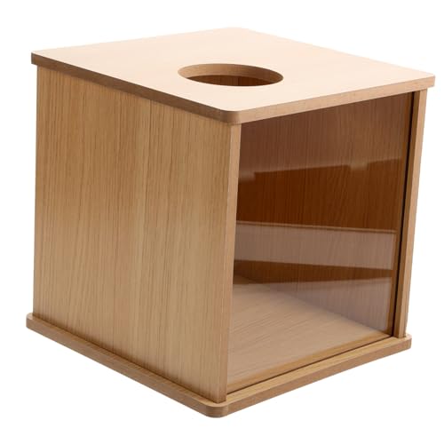 KOMBIUDA Hamster Sandbad Box mit Klarem Fenster Glatten Kanten Sicherem Sandbad für Hamster Fördert Graben und Baden Geeignet als Ruhiger Rückzugsort für Kleine Haustiere von KOMBIUDA