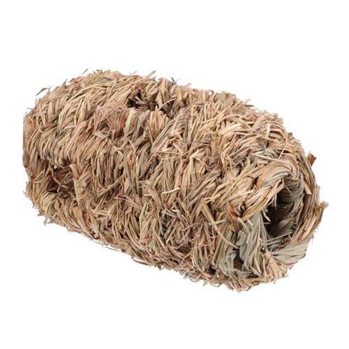 KOMBIUDA Hamster Stroh Versteck mit Sechs Eingängen Kleines Multifunktionales Nest und Geeignet für Hamster Meerschweinchen und Mäuse Komfortables Versteck und Schlafhaus für Kleine von KOMBIUDA