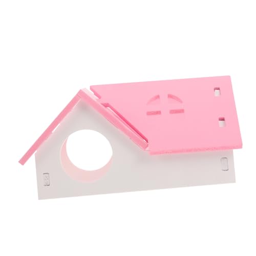 KOMBIUDA Hamster Versteck Haus aus Sicherem Material Geräumig und Langlebig Geeignet für Zwerghamster Meerschweinchen Ratten und Kleine Nagetiere Rutschfestes Nagerhaus mit Glatten Kanten KOMBIUDA Hamster Versteck Haus aus Sicherem Material Geräumig und Langlebig Geeignet für Zwerghamster Meerschweinchen Ratten und Kleine Nagetiere Rutschfestes Nagerhaus mit Glatten Kanten von KOMBIUDA