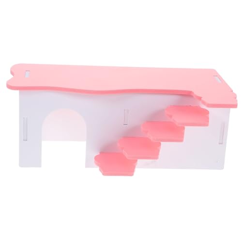 KOMBIUDA Hamster Versteckhaus mit Leiter Mehrkammer Haus für Zwerghamster und Meerschweinchen Langlebiges Kleintier Bequeme Schlaf und Versteckplattform Ganzjährig Geeignet KOMBIUDA Hamster Versteckhaus mit Leiter Mehrkammer Haus für Zwerghamster und Meerschweinchen Langlebiges Kleintier Bequeme Schlaf und Versteckplattform Ganzjährig Geeignet von KOMBIUDA
