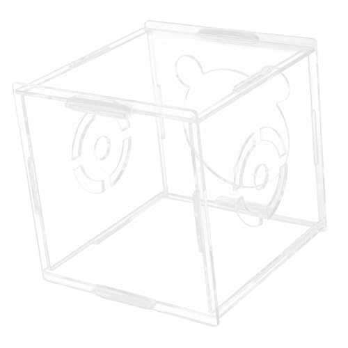 KOMBIUDA Hamsterhaus Kleintier Versteck Käfig Spielhaus Transparent Sicher für Hamster Kaninchen und Kleine Nagetiere und Schlafplatz KOMBIUDA Hamsterhaus Kleintier Versteck Käfig Spielhaus Transparent Sicher für Hamster Kaninchen und Kleine Nagetiere und Schlafplatz von KOMBIUDA