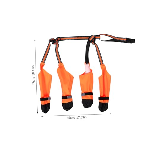KOMBIUDA Haustier wasserdichte Hundestiefel Booties für Hundepfoten wasserfeste Hundestiefel für kleine Hunde Regenstiefel für Hunde Haustiefel Polyester KOMBIUDA Haustier wasserdichte Hundestiefel Booties für Hundepfoten wasserfeste Hundestiefel für kleine Hunde Regenstiefel für Hunde Haustiefel Polyester von KOMBIUDA