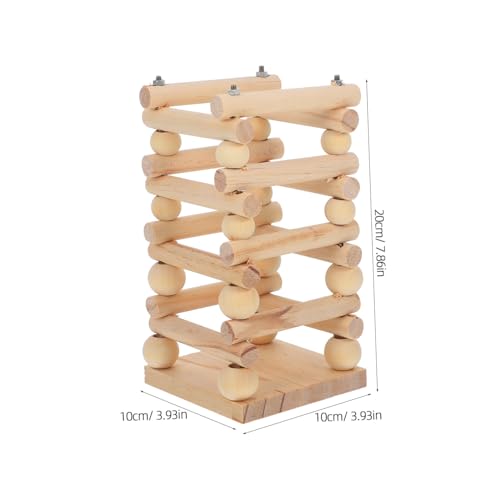 KOMBIUDA Holz futterhalter für Kaninchen und Kleintiere Mehrfunktionaler Grasständer zur Fütterung von Heu und Alfalfa Langlebiges Sicheres Material Leicht zu Reinigen Geeignet für von KOMBIUDA