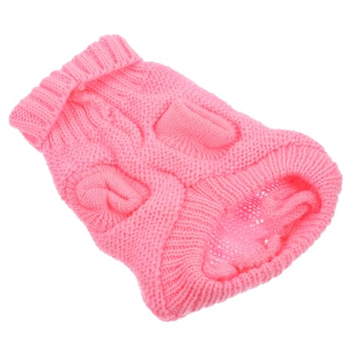 KOMBIUDA Hundepullover für Kleine Hunde Elastischer Turtleneck Pullover Weicher Hautfreundlicher Welpen-Pullover Warme Winterkleidung für Haustiere Waschbar von KOMBIUDA