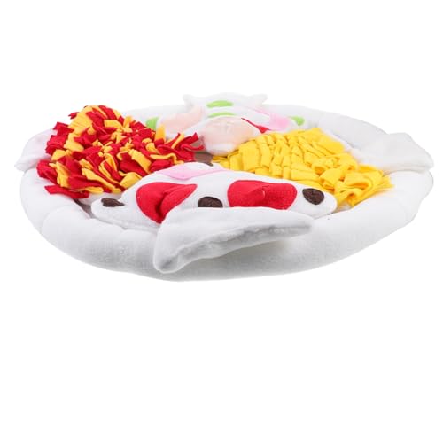 KOMBIUDA Hundeschnüffelmatte rutschfest Langlebig Slow Feeder Futtermatte Training Anti verschütten für Langsames Fressen und Spielerisches Belohnen von Hunden von KOMBIUDA