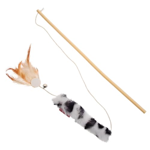 KOMBIUDA Interaktiver Katzenstab mit Federn und Glocke Leichtes Katzenspielzeug für Indoor Katzen Stimuliert Neugier und Bewegung Langlebig und Stresslösend für Kätzchen und Ausgewachsene KOMBIUDA Interaktiver Katzenstab mit Federn und Glocke Leichtes Katzenspielzeug für Indoor Katzen Stimuliert Neugier und Bewegung Langlebig und Stresslösend für Kätzchen und Ausgewachsene von KOMBIUDA