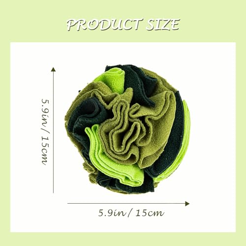 KOMBIUDA Interaktives Hundespielzeug Schnüffelball aus Strapazierfähigem Polar Fleece Langsames Füttern und Training für Kleine bis Große Hunde Fördert Intelligenz und Schützt KOMBIUDA Interaktives Hundespielzeug Schnüffelball aus Strapazierfähigem Polar Fleece Langsames Füttern und Training für Kleine bis Große Hunde Fördert Intelligenz und Schützt von KOMBIUDA