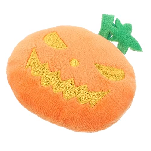 KOMBIUDA Interaktives Katzenspielzeug Plüsch Halloween Kürbisform mit Quietschfunktion Kleines Kauresistentes Haustierspielzeug zur Beschäftigung und Bewegung für Katzen KOMBIUDA Interaktives Katzenspielzeug Plüsch Halloween Kürbisform mit Quietschfunktion Kleines Kauresistentes Haustierspielzeug zur Beschäftigung und Bewegung für Katzen von KOMBIUDA