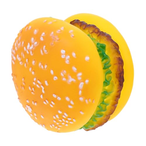 KOMBIUDA Interaktives Kauspielzeug für Welpen Quietschespielzeug Hamburger Form für Zahnreinigung Fördert Aktives und Stärkt die Bindung zu Ihrem Haustier KOMBIUDA Interaktives Kauspielzeug für Welpen Quietschespielzeug Hamburger Form für Zahnreinigung Fördert Aktives und Stärkt die Bindung zu Ihrem Haustier von KOMBIUDA