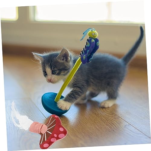 KOMBIUDA Katzenminze Katzen Kuscheltier Kaktus Form Katzenkauspielzeug Interaktiv für Katzen Zahnpflege und Spaß Kleine Geschenkidee für Katzenliebhaber von KOMBIUDA