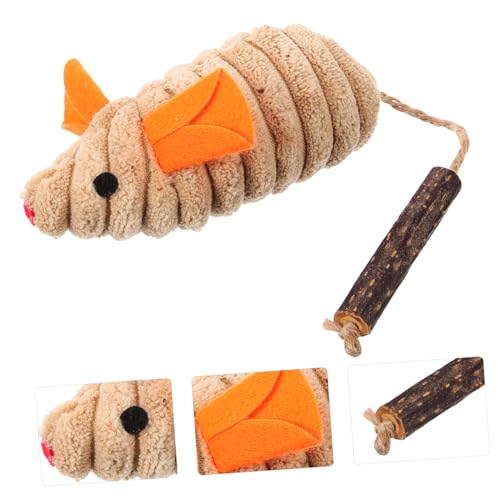 KOMBIUDA Katzenspielzeug Mäuse Form Interaktives Kauspielzeug Elastisch Katzenspielzeug für Kätzchen Indoor mit Katzengras Leicht und Sicher Tragen KOMBIUDA Katzenspielzeug Mäuse Form Interaktives Kauspielzeug Elastisch Katzenspielzeug für Kätzchen Indoor mit Katzengras Leicht und Sicher Tragen von KOMBIUDA