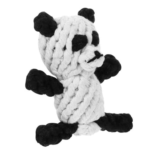 KOMBIUDA Kauspielzeug für Hunde und Katzen Panda Form aus Strapazierfähigem Baumwollseil für Zahnpflege und Zahnung Waschbar und Langlebig für Kleine und Mittelgroße Tiere KOMBIUDA Kauspielzeug für Hunde und Katzen Panda Form aus Strapazierfähigem Baumwollseil für Zahnpflege und Zahnung Waschbar und Langlebig für Kleine und Mittelgroße Tiere von KOMBIUDA