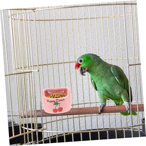 KOMBIUDA Keramik Futternapf für Kleine Haustiere Auslaufsicher und Kippsicher Hängender Napf für Hamster Meerschweinchen Rennmäuse Platzsparendes Design für Käfige Einfache von KOMBIUDA