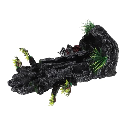 KOMBIUDA Künstliche Berglandschaft Aquarium-Dekoration aus Resin Langlebige Fisch Garnelenversteck Statue Pflegeleicht für Aquariengrößen Geeignet Naturnahe Miniatur Felsen Ornamente KOMBIUDA Künstliche Berglandschaft Aquarium-Dekoration aus Resin Langlebige Fisch Garnelenversteck Statue Pflegeleicht für Aquariengrößen Geeignet Naturnahe Miniatur Felsen Ornamente von KOMBIUDA