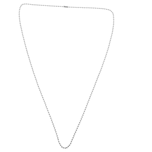 KOMBIUDA Kugelkette Robuste Dog Tag Chain für DIY Basteln Vielseitige Metallperlenkette für Erkennungsmarken und Anhänger KOMBIUDA Kugelkette Robuste Dog Tag Chain für DIY Basteln Vielseitige Metallperlenkette für Erkennungsmarken und Anhänger von KOMBIUDA