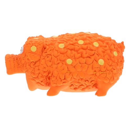 KOMBIUDA Latex Hundespielzeug in Schweineform Robust und Verschleißfest Sicherer Zahnpflege Kauspielzeug für Welpen Leicht zu Reinigen in Leuchtendem Orange für Kleine bis Große Hunde zur KOMBIUDA Latex Hundespielzeug in Schweineform Robust und Verschleißfest Sicherer Zahnpflege Kauspielzeug für Welpen Leicht zu Reinigen in Leuchtendem Orange für Kleine bis Große Hunde zur von KOMBIUDA