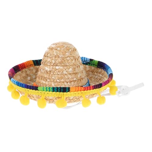 KOMBIUDA Mini Mexikanischer Sombrero Partyhut für Damen und Haustiere Leichter Bequemer Sitz Partydekoration für Fiesta und Karneval Niedlicher Mini Hut für Katzen und Hunde KOMBIUDA Mini Mexikanischer Sombrero Partyhut für Damen und Haustiere Leichter Bequemer Sitz Partydekoration für Fiesta und Karneval Niedlicher Mini Hut für Katzen und Hunde von KOMBIUDA