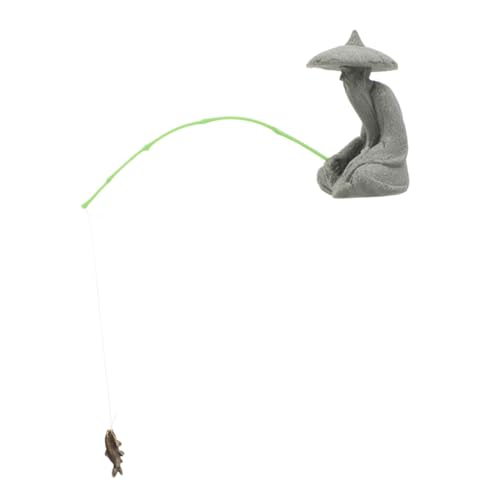 KOMBIUDA Mini Sitzende Fischerfigur aus Resin Asiatische Zen Garten Dekoration mit Lebensechter Handwerkskunst Langlebig und Detailliert für Bonsai Aquarium und Wasserlandschaften KOMBIUDA Mini Sitzende Fischerfigur aus Resin Asiatische Zen Garten Dekoration mit Lebensechter Handwerkskunst Langlebig und Detailliert für Bonsai Aquarium und Wasserlandschaften von KOMBIUDA