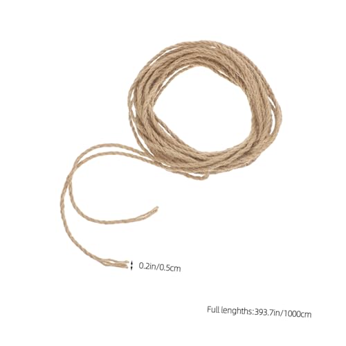 KOMBIUDA Natürliche Katzenspielmatte Sisalseil Kratzbaum DIY Sisal kratzmaterial Langlebig für Katzen Krallenpflege und Interaktives Spiel Zuhause von KOMBIUDA