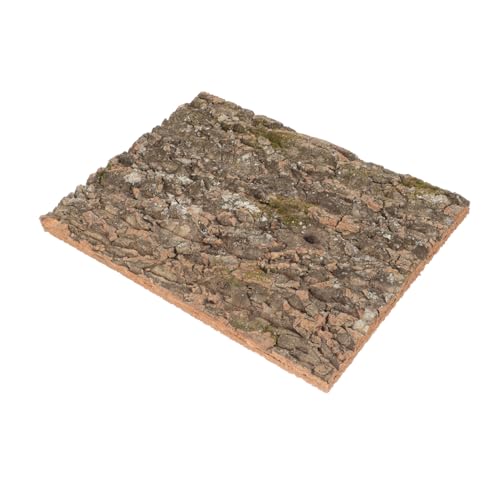 KOMBIUDA Natürliche Korkrinde Terrarium Rückwand Langlebige Reptilien Kletterwand Sichere Baumrinde Deko für Leopard Gecko Chamäleon und Landschildkröten Natürliches Habitat Zubehör von KOMBIUDA