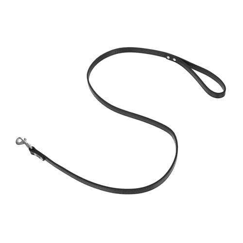 KOMBIUDA PU Hundeleine mit Strassbesatz Schwarz Flexible und Komfortable Haustier Leine für Kleine Hunde zum Spazierengehen Training und Outdoor Aktivitäten von KOMBIUDA