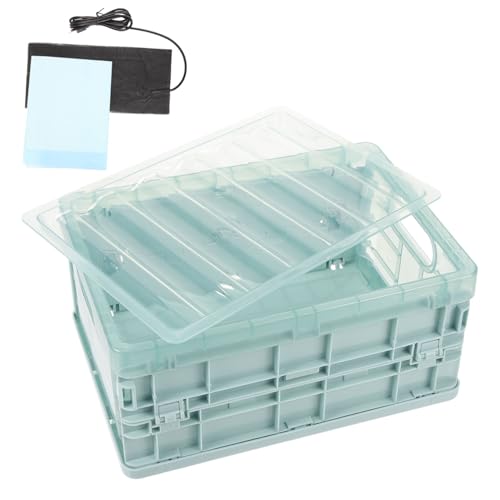 KOMBIUDA Parrot Brooder Box Klein mit Heizkissen Kompakt und Leicht für Jungvögel zur Aufzucht und Wärmehaltung Praktisch für Zuhause und Geflügelzucht Langlebig und Handlich von KOMBIUDA