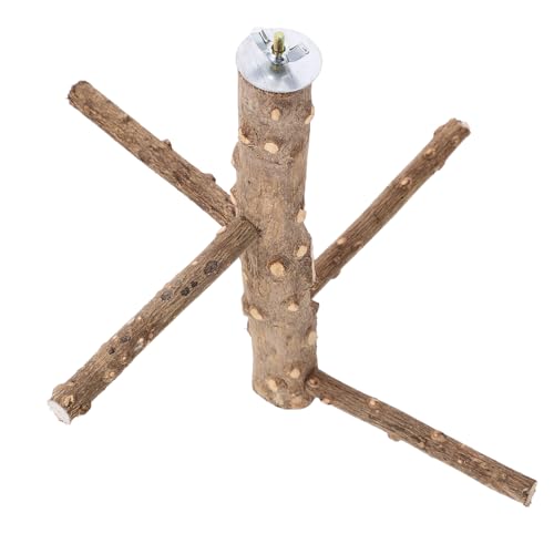 KOMBIUDA Parrot Perch aus Natürlichem Holz Hoher Vogelstand mit Stab Drehbare Sitzstange für Papageien Fördert Bewegung und Krallenpflege im Vogelkäfig KOMBIUDA Parrot Perch aus Natürlichem Holz Hoher Vogelstand mit Stab Drehbare Sitzstange für Papageien Fördert Bewegung und Krallenpflege im Vogelkäfig von KOMBIUDA