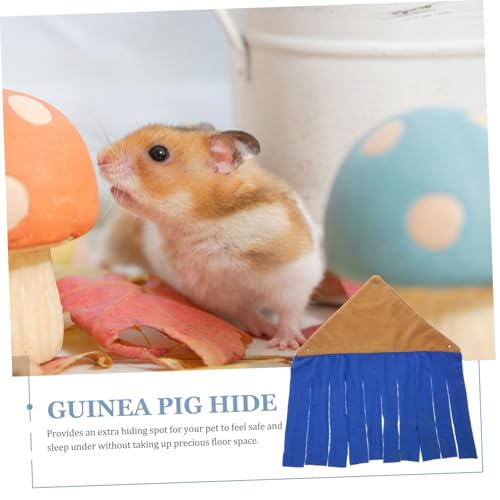 KOMBIUDA Pet eckversteck für Kleintiere Atmungsaktiv und Langlebig Vielseitiges Nager hängematten versteck für Meerschweinchen Kaninchen und Hamster Komfortables Schlaf Kletterbett von KOMBIUDA