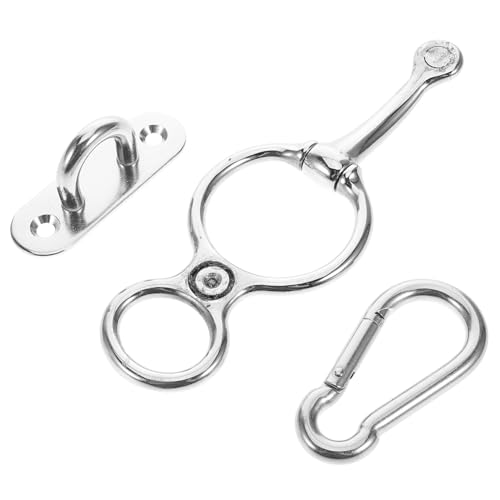 KOMBIUDA Pferdeanbindering Edelstahl Robustes Stall Und Anhängerzubehör Mit Schnellverschluss Und Ösenschraube Pferdebedarf Und Ausrüstung KOMBIUDA Pferdeanbindering Edelstahl Robustes Stall Und Anhängerzubehör Mit Schnellverschluss Und Ösenschraube Pferdebedarf Und Ausrüstung von KOMBIUDA