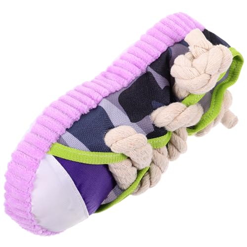 KOMBIUDA Quietschendes Hundespielzeug Schuhform Robustes Beißspielzeug aus Strapazierfähigem Material Interaktives Kauspielzeug für Welpen zur Zahnpflege und Zerstörungsvermeidung KOMBIUDA Quietschendes Hundespielzeug Schuhform Robustes Beißspielzeug aus Strapazierfähigem Material Interaktives Kauspielzeug für Welpen zur Zahnpflege und Zerstörungsvermeidung von KOMBIUDA