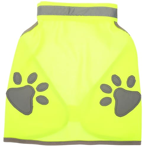 KOMBIUDA Reflektierende Hundeweste mit Verstellbarer Atmungsaktive Sicherheitsweste für Hunde Leuchtend Grün mit Pfotenmuster Hohe Sichtbarkeit für Outdoor Aktivitäten und Sicheren Schutz KOMBIUDA Reflektierende Hundeweste mit Verstellbarer Atmungsaktive Sicherheitsweste für Hunde Leuchtend Grün mit Pfotenmuster Hohe Sichtbarkeit für Outdoor Aktivitäten und Sicheren Schutz von KOMBIUDA