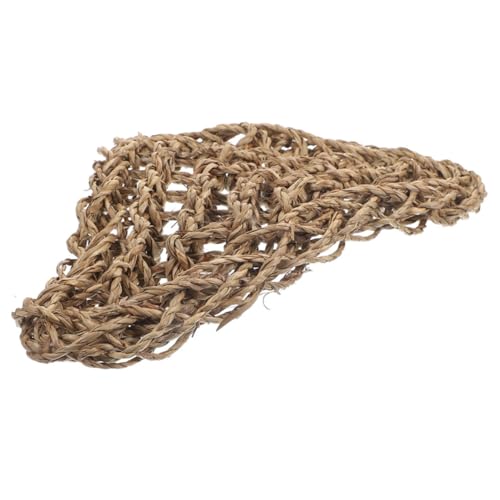 KOMBIUDA Reptilien Hängematte aus Natürlichem Gras Gewebte Lizard Hammock für Bartagamen Einfach Aufzuhängen Platzsparend für Terrarien und Kletterkäfige Komfortables Ruhe und Spielbett von KOMBIUDA