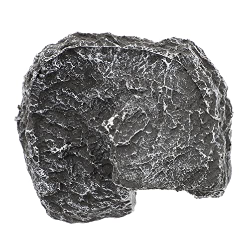 KOMBIUDA Reptilien Terrarium Basking Plattform aus Resin Große Kletterrampe für Schildkröten und Reptilien Installieren Multifunktionale Sonnenplattform für Aquarium und Gehege von KOMBIUDA