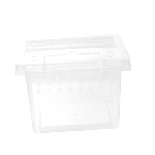 KOMBIUDA Reptilien Terrarium Kunststoff Futterbox Transparent Langlebiges Aufzuchtbehälter für Eidechsen Spinnen Skorpione und Insekten mit Belüftung und Großem Raum zur Sicheren Haltung KOMBIUDA Reptilien Terrarium Kunststoff Futterbox Transparent Langlebiges Aufzuchtbehälter für Eidechsen Spinnen Skorpione und Insekten mit Belüftung und Großem Raum zur Sicheren Haltung von KOMBIUDA