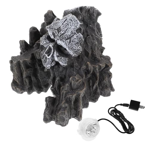 KOMBIUDA Resin Aquarium Höhle Dekoration mit Einfarbiger Lampe Realistisches Fischversteck und Reptilienversteck Langlebiges Kunstharz Ornament für Fischbecken und Terrarien Einfach KOMBIUDA Resin Aquarium Höhle Dekoration mit Einfarbiger Lampe Realistisches Fischversteck und Reptilienversteck Langlebiges Kunstharz Ornament für Fischbecken und Terrarien Einfach von KOMBIUDA