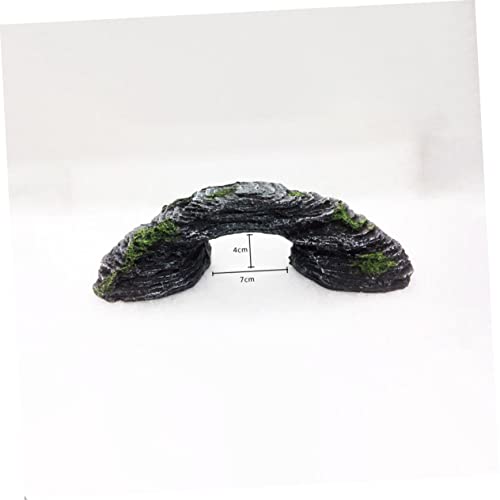 KOMBIUDA Resin Schildkröten Versteckhöhle mit Kletterrampe und Großem Sonnenplatz Umweltfreundliches Aquarium Ornament für Reptilien und Fische Langlebige Terrarien Dekoration von KOMBIUDA