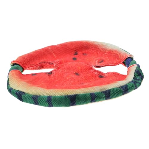 KOMBIUDA Schwimmendes Hundespielzeug Wassermelonen Form Leichtes Wurfspielzeug mit Hoher Strapazierfähigkeit für Welpen und Kleine Hunde zum Apportieren und Planschen von KOMBIUDA