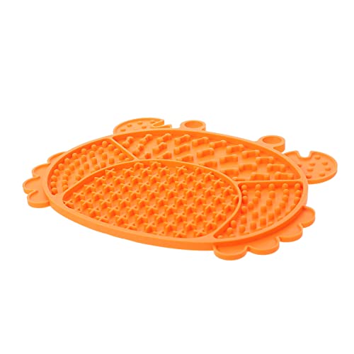 KOMBIUDA Silikon Slow Feeder Schleckmatte für Katzen und Hunde rutschfeste Leicht zu Reinigende Futtermatte zur Langsamen Fütterung Bpa frei Wiederverwendbar Geeignet für Leckerlis und von KOMBIUDA