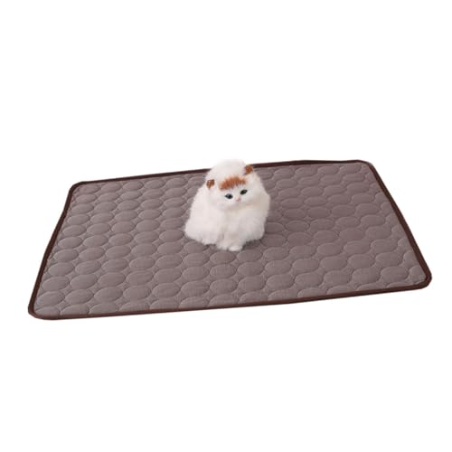 KOMBIUDA Sommerliche Kühlmatte für Haustiere Atmungsaktive Faltbare Hundematte aus Glattem Material für Zuhause Reisen Hundebett Katzenkörbchen Schützt vor Überhitzung von KOMBIUDA