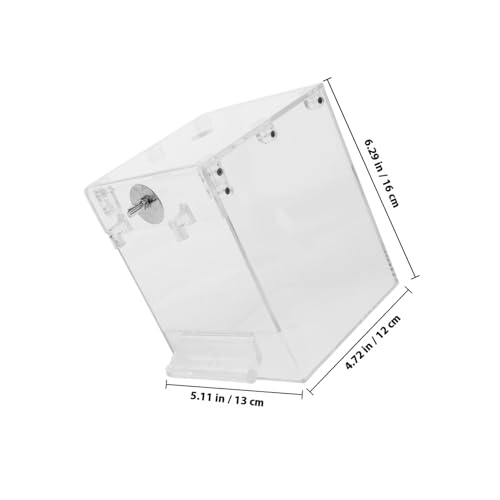 KOMBIUDA Transparent Hängende Vogelbadewanne aus Leichtem Robustem Material für Wellensittiche Papageien und Kleine Vögel Vielseitig als Wasserdusche und Sandbad zur Vogelpflege im Käfig KOMBIUDA Transparent Hängende Vogelbadewanne aus Leichtem Robustem Material für Wellensittiche Papageien und Kleine Vögel Vielseitig als Wasserdusche und Sandbad zur Vogelpflege im Käfig von KOMBIUDA