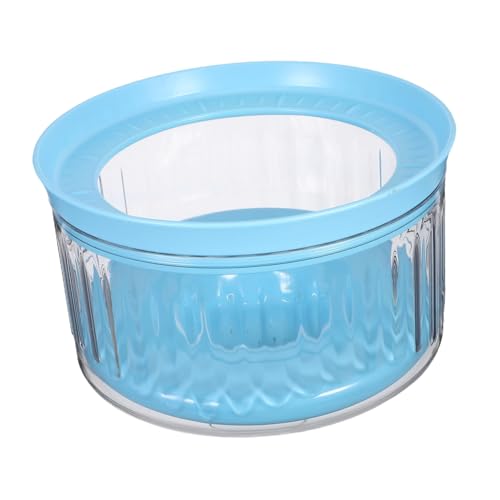 KOMBIUDA Transparente Schwimmende Auslaufsichere Hundetrinkschale mit Spritzschutz Langsame Wasseraufnahme Splash Innen und Außen Schleckresistent für Unterwegs und Zuhause von KOMBIUDA