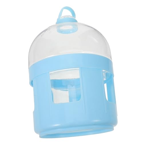 KOMBIUDA Transparenter Vogelkäfig Wasserspender für Tauben und Papageien Praktischer Wasserspender für Vogelfutterhaus Zubehör Großer Wasserbehälter für Haustier vogeltränke Geeignet für von KOMBIUDA