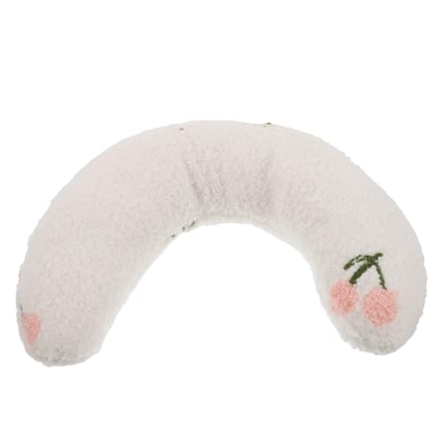 KOMBIUDA U Förmiges Katzen Nackenkissen mit Kuschelfunktion Flauschiges Halbmonden Katzenkissen für Entspannenden Schlaf und Spielerische Unterhaltung Vielseitig für Bett Sofa und KOMBIUDA U Förmiges Katzen Nackenkissen mit Kuschelfunktion Flauschiges Halbmonden Katzenkissen für Entspannenden Schlaf und Spielerische Unterhaltung Vielseitig für Bett Sofa und von KOMBIUDA