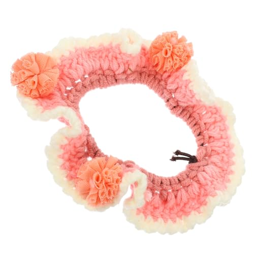 KOMBIUDA Verstellbares Zartes Haustier Halsband mit Blumen Design Leichtes und Hautfreundliches Hunde und Katzenhalsband Dekoratives Komfortables Welpenhalsband für Kleine Haustiere von KOMBIUDA